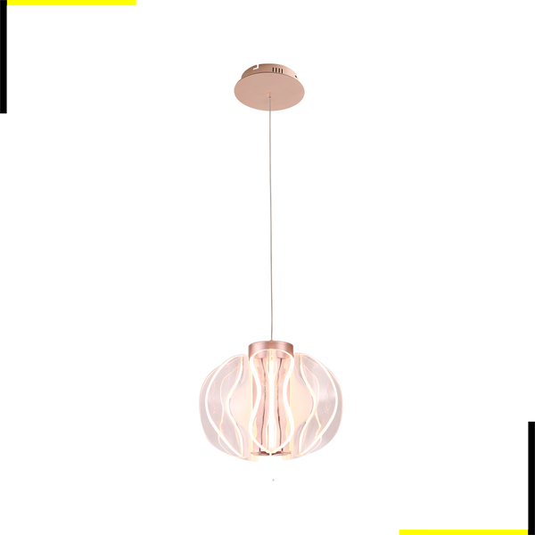 Luminária Pendente LED Wavy 12W 2700K 900Lm Bivolt | Nordecor - 2943