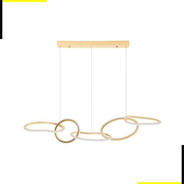 Pendente LED Zena 67W 3000K 5360Lm Bivolt | Nordecor - 2597